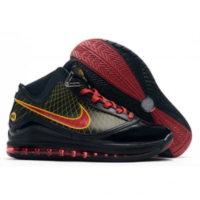 Nike Erkek Lebron 7 Siyah / Kırmızı Basketbol Ayakkabısı Türkiye - LYKAP135